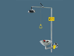 接墻式緊急沖淋洗眼器